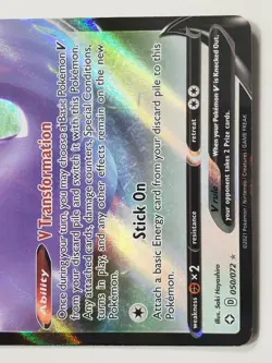 HOLO Ditto V - 050/072 - NM / M - Shining Fates Pokemon Card - $2 Flat Shipping - Image 3
