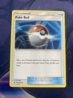 Pokemon TCG Sun and Moon Base Set Poke Ball 125/149 - Image 1