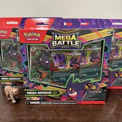 Lot of 3 Pokemon Mega Gengar ex Mega Battle Deck SEALED NEW - Image 1