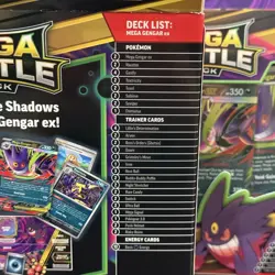 Lot of 3 Pokemon Mega Gengar ex Mega Battle Deck SEALED NEW - Image 5