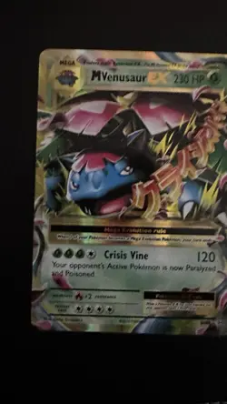 Pokemon TCG M Venusaur EX XY Evolutions 2/108 Mega Holo Rare - Image 2