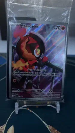 Pokemon TCG Phantasmal Flames ETB Promo Charcadet 022 SEALED - Image 1