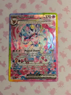 Sylveon ex 156/131 Pokemon Prismatic Evolutions Special Illustration Rare NM - Image 1
