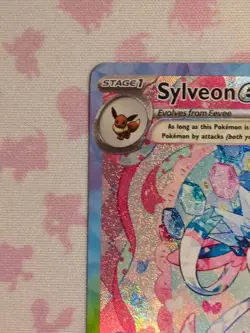 Sylveon ex 156/131 Pokemon Prismatic Evolutions Special Illustration Rare NM - Image 2