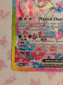 Sylveon ex 156/131 Pokemon Prismatic Evolutions Special Illustration Rare NM - Image 5