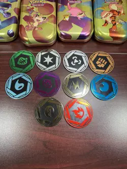 *EMPTY* Pokemon 151 Mini Tin Set - Including ART and COINS. NO PACKS! - Image 5