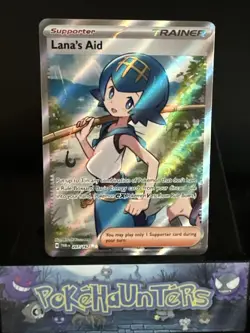 Pokemon Card Lana's Aid 207/167 Twilight Masquerade Ultra Rare Near Mint - Image 1