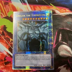 *** OBELISK THE TORMENTOR *** QUARTER CENTURY SECRET RARE LC01-EN001 YUGIOH! - Image 1