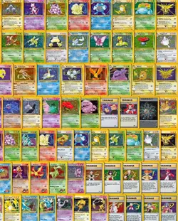 1st Edition - Old Pokemon Cards 100% Vintage Pack ONLY WOTC + Pokemon Stickers - Image 1