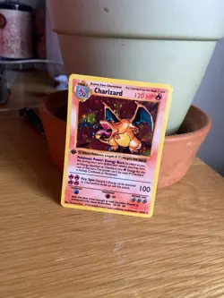 STICKER 1999 Pokemon 1st Edition Shadowless Charizard Base Set*STICKER NOT CARD* - Image 2