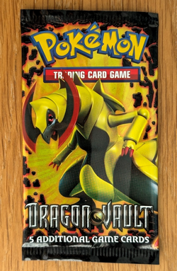 Dragon Vault ~ Booster (No Cards) Pack Wrapper ~ Haxorus Artwork!! - Image 1