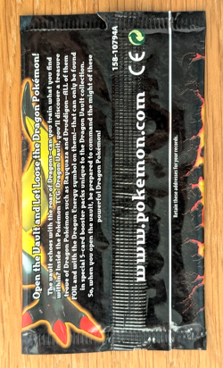 Dragon Vault ~ Booster (No Cards) Pack Wrapper ~ Haxorus Artwork!! - Image 2