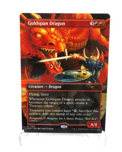 Goldspan Dragon 1780 Borderless Non Foil D & D Secret Lair MTG NM / M - Image 1