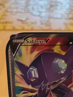 Pokemon TCG Sword & Shield Base Set Sableye V Full Art 194/202 NM - Image 3