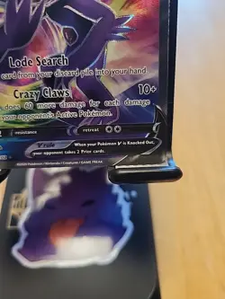 Pokemon TCG Sword & Shield Base Set Sableye V Full Art 194/202 NM - Image 5