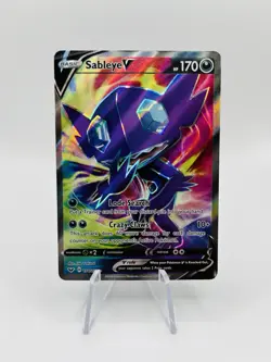 Sableye V Full Art 194/202 Ultra Rare Sword & Shield Base Set Pokemon TCG - Image 1