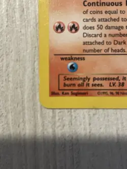 Pokemon TCG Dark Charizard 21/82 Team Rocket Non-Holo Rare Card Near Mint - Image 4