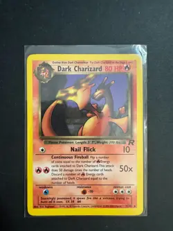 Dark Charizard - 21/82 - Non Holo Rare - Team Rocket - Pokemon Card (SEE PHOTOS - Image 1