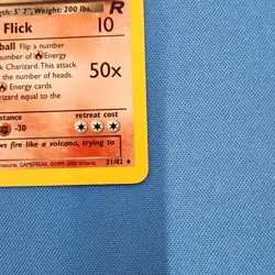 Pokemon Card - Dark Charizard 21/82 Non Holo Rare Team Rocket Set WOTC - Image 4