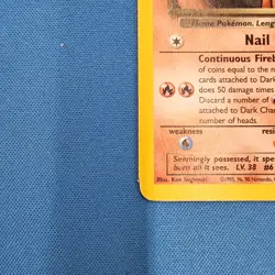 Pokemon Card - Dark Charizard 21/82 Non Holo Rare Team Rocket Set WOTC - Image 5