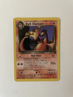 🔥 Dark Charizard 21/82 🔥 Non Holo Rare Team Rocket Set Pokemon Card WOTC TCG - Image 1
