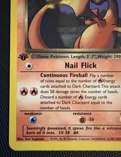 Dark Charizard 21/82 Non-Holo Rare Team Rocket Pokemon Card - Image 2