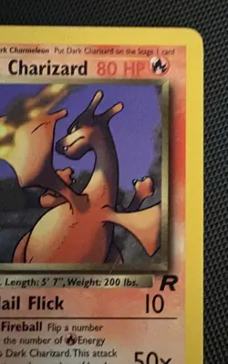 Dark Charizard 21/82 Non-Holo Rare Team Rocket Pokemon Card - Image 4