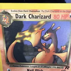 Pokemon TCG Dark Charizard 21/82 Team Rocket Non-Holo Rare Card Lightly Played - Image 2