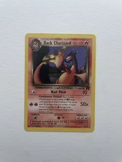 🔥 Dark Charizard 21/82 🔥 Non Holo Rare Team Rocket Set Pokemon Card WOTC TCG - Image 1