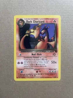 Dark Charizard 21/82 Non Holo Rare Team Rocket WOTC Vintage 2000 Pokemon Card - Image 1