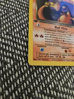 1st Edition Dark Charizard 21/82 Team Rocket Non Holo Rare Pokemon Card - Image 2
