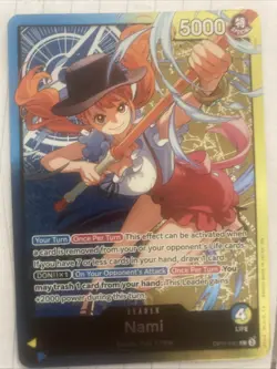 One Piece TCG Nami Leader Promo OP11-041 🎄🎄🎄🎄🎅🏼🎅🏼🎅🏼 it’s perfect - Image 3