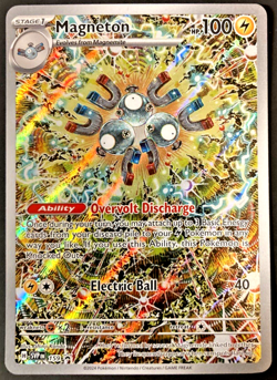 2024 Pokemon MAGNETON #159 Scarlet Violet SVP Promo Surging Sparks Card Holo NM - Image 1