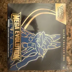POKEMON TCG MEGA EVOLUTION LUCARIO ETB ELITE TRAINER BOX FACTORY SEALED NEW - Image 1
