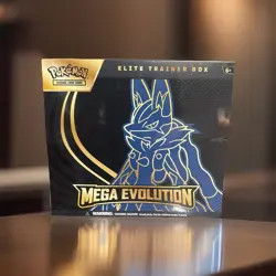 Pokemon TCG - Mega Evolution ETB Elite Trainer Box Lucario- New / Factory Sealed - Image 1