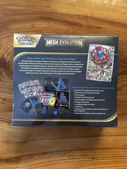 POKEMON TCG MEGA EVOLUTION LUCARIO ETB ELITE TRAINER BOX FACTORY SEALED NEW E - Image 2