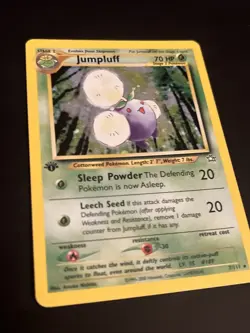 Pokemon Card: Neo Genesis 1st Edition Rare Holo: Jumpluff 7/111 - Image 2