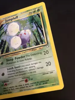 Pokemon Card: Neo Genesis 1st Edition Rare Holo: Jumpluff 7/111 - Image 3