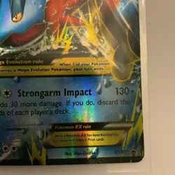 Pokemon TCG XY Black Star Promo M Swampert EX XY87 Holo Filler/Replica I think - Image 5