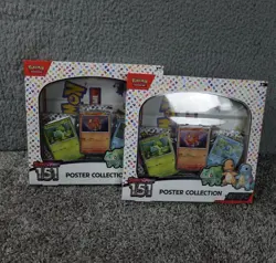 Pokemon TCG Scarlet & Violet 151 Poster Collection Box Sealed Lot Of 2 - Image 1