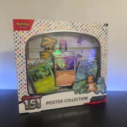 Pokemon TCG Scarlet & Violet 151 Poster Collection Box Sealed - Image 1