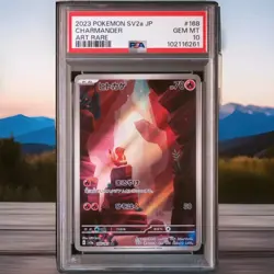 PSA 10 GEM MINT JAPANESE POKEMON 2023 CHARMANDER AR 168/165 POKEMON 151 SV2a - Image 1