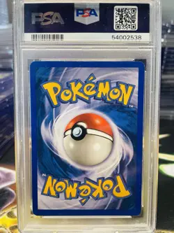 PSA 8 Magby 17/165 2002 Expedition Holo Rare Pokemon Card (Crack) - Image 3