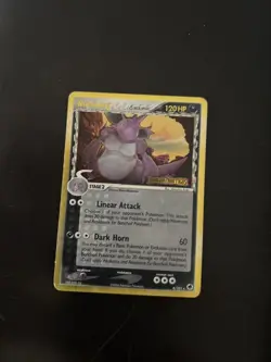 Pokemon TCG Nidoking EX Dragon Frontiers Holo Rare Card 6/101 Delta Species - Image 1