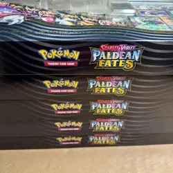 Lot of 5 Pokemon TCG Paldean Fates Great Tusk Iron Threads Ex Premium Collection - Image 2