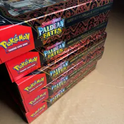 Lot of 5 Pokemon TCG Paldean Fates Great Tusk Iron Threads Ex Premium Collection - Image 3