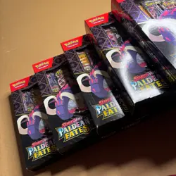 Lot of 5 Pokemon TCG Paldean Fates Great Tusk Iron Threads Ex Premium Collection - Image 5