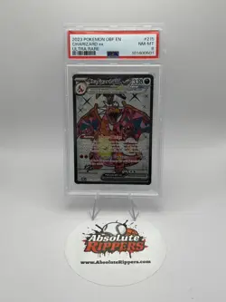 Pokemon Charizard ex Obsidian Flames Ultra Rare #215 PSA 8 - Image 1