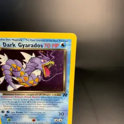 Dark Gyarados Prerelease Holo Rare W/ Mouth Swirl 8/82 LP Vintage Pokemon Card - Image 3