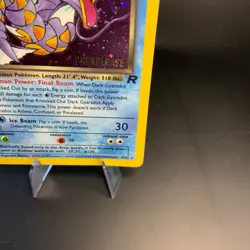 Dark Gyarados Prerelease Holo Rare W/ Mouth Swirl 8/82 LP Vintage Pokemon Card - Image 4